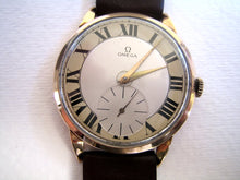 Load image into Gallery viewer, Omega 18K-Bold Roman numerals, Manual, Very large 37mm