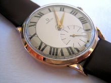 Load image into Gallery viewer, Omega 18K-Bold Roman numerals, Manual, Very large 37mm