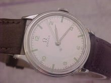 Load image into Gallery viewer, Omega Military Stainless Steel, Cal 30T2 SC, Manual, 33mm