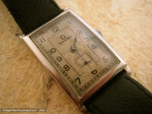 Load image into Gallery viewer, Rare Large Original Vintage Omega Curvex Tank, Manual, 25.5x42mm