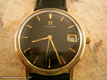 Load image into Gallery viewer, Classic Omega Seamaster with Black Dial, Manual, Large 34.5mm