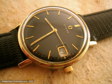 Load image into Gallery viewer, Classic Omega Seamaster with Black Dial, Manual, Large 34.5mm
