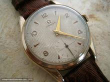 Load image into Gallery viewer, Beefy Textured Dial Omega Rose Gold, Manual, Large 35mm