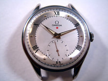Load image into Gallery viewer, Omega 2-Toned Roman, Red Star, Manual, Huge 38.5mm