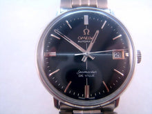Load image into Gallery viewer, Stunning Black Omega Seamaster Deville, Automatic, Large 34.5mm