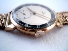Load image into Gallery viewer, Impressive 18K Rose Gold Omega and Matching 18K Bracelet, Manual, Huge 37mm