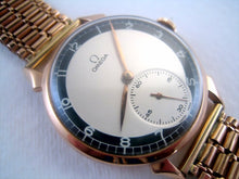 Load image into Gallery viewer, Impressive 18K Rose Gold Omega and Matching 18K Bracelet, Manual, Huge 37mm