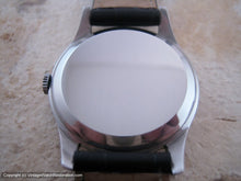 Load image into Gallery viewer, Classic Stainless Steel Black Dial Omega with Rose Gold Highlights, Manual, Large 35.5mm