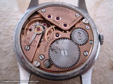 Load image into Gallery viewer, Classic Stainless Steel Black Dial Omega with Rose Gold Highlights, Manual, Large 35.5mm