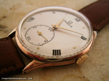 Load image into Gallery viewer, Omega 30T2PC Classic Pearl White Dial with Roman Numerals, Manual, Very Large 37mm