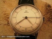 Load image into Gallery viewer, Super elegant early Omega 30T2SC with Stainless Dial, Manual, Large 35mm