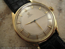 Load image into Gallery viewer, Amazing WWII Era 18K Gold Omega Bumper, Automatic, Very Large 35mm