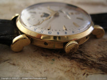 Load image into Gallery viewer, Rare 18K Gold Triple Data Omega Moonphase , Manual, Very Large 34.5mm
