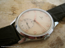 Load image into Gallery viewer, Stainless Omega 30T2 PC Movement in Soft Buttery Dial, Manual, Very Large 36.5mm