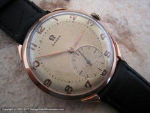 Load image into Gallery viewer, Huge 18K Rose Gold Omega Cal 265, Manual, Huge 37mm