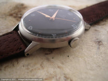 Load image into Gallery viewer, Black Dial Omega WWII Era Military 30T2SC, Manual, Large 35mm