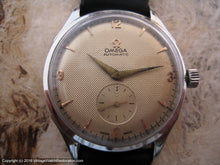Load image into Gallery viewer, Omega Textured Champagne Dial with Bumper Movement, Automatic, 35.5mm