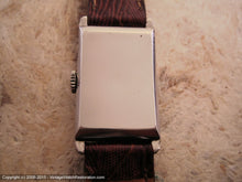 Load image into Gallery viewer, Omega Rare Rectangular Case Cal 17.8 with Two-Tone Roman Dial, Manual, 20x36mm