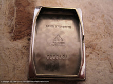 Load image into Gallery viewer, Omega Rare Rectangular Case Cal 17.8 with Two-Tone Roman Dial, Manual, 20x36mm