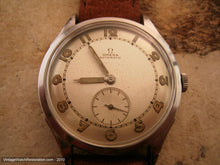 Load image into Gallery viewer, Rare All Original First Automatic Omega Military Bumper with Pigskin Strap, Automatic, Large 35mm