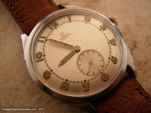 Load image into Gallery viewer, Rare All Original First Automatic Omega Military Bumper with Pigskin Strap, Automatic, Large 35mm