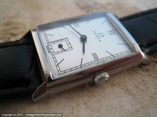 Load image into Gallery viewer, Rare Silvered Dial Tank-Shape Omega, Manual, 22x34mm