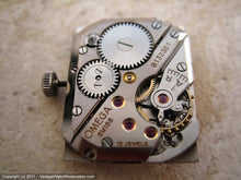 Load image into Gallery viewer, Rare Silvered Dial Tank-Shape Omega, Manual, 22x34mm