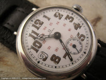 Load image into Gallery viewer, Omega WWI Porcelain 24 Hour Dial with Military Strap, Manual, 33mm