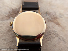 Load image into Gallery viewer, Early WWII Era 14K Gold Omega with Roman Numeral Dial, Manual, 33mm