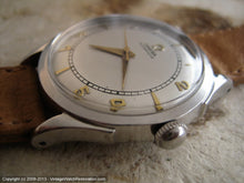 Load image into Gallery viewer, Attractive WWII Era Bumper Omega with Silver Dial , Automatic, 33mm