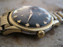 Load image into Gallery viewer, Classic Early Black Dial Omega Constellation Chronometer with Original Omega Bracelet, Automatic, Large 35mm