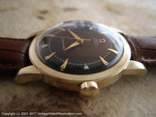 Load image into Gallery viewer, Black Dial Omega Seamaster Bumper Movement, Automatic, Large 35mm