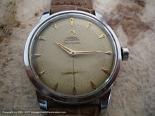 Load image into Gallery viewer, Early Omega Seamaster Bumper with Original Honeycomb Dial, Automatic, Very Large 36mm