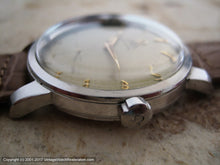 Load image into Gallery viewer, Early Omega Seamaster Bumper with Original Honeycomb Dial, Automatic, Very Large 36mm