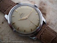 Load image into Gallery viewer, Early Omega Seamaster Bumper with Original Honeycomb Dial, Automatic, Very Large 36mm