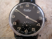 Load image into Gallery viewer, Flawless Omikron Military Style Black Dial, Manual, Large 35mm