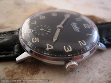 Load image into Gallery viewer, Flawless Omikron Military Style Black Dial, Manual, Large 35mm