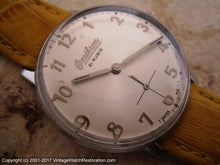 Load image into Gallery viewer, Magnificent Silver Dial 21 Rubis Omikron Wehrmachtswerk (army movement), Manual, Large 35mm