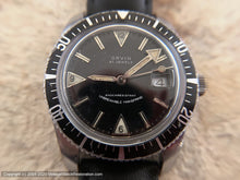Load image into Gallery viewer, Orvin Black Dial Divers with Date, Manual, Large 35mm