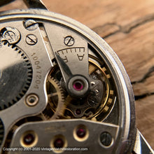 Load image into Gallery viewer, Omega Pearl White Dial Rose-Gold Numbers, Huge Case Cal 30T2 c.1944, Manual, Lg 35mm