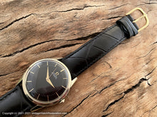 Load image into Gallery viewer, Omega Black Dial Cal 354 Bumper, c.1953, Automatic, 33mm