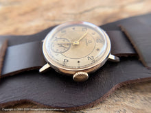 Load image into Gallery viewer, Omega Early, Original Ambered Dial, Cool Christmas 1946 Incription, 9K Gold Case, Manual, 28.5mm