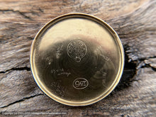 Load image into Gallery viewer, Omega Early, Original Ambered Dial, Cool Christmas 1946 Incription, 9K Gold Case, Manual, 28.5mm