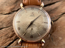 Load image into Gallery viewer, Omega c.1950 Rose Gold Bumper Cal 332 with Mind Boggling Patina Dial, Automatic, Huge 37mm