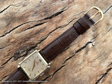 Load image into Gallery viewer, Omega c.1941 Square Case Champagne Dial, Cal R17.8, Manual, 27x37mm
