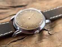 Load image into Gallery viewer, Omikron 21 Rubis Brown Textured Dial, Wehrmachtswerk 1130 Movement, Manual, 38mm