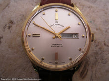 Load image into Gallery viewer, Paul Garnier Day-Date Silver Dial, Automatic, Very Large 38mm