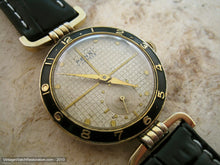 Load image into Gallery viewer, Penn Waffle Dial with Black Enamel Bezel Numbers, Manual, 32mm