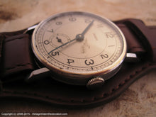 Load image into Gallery viewer, Bold Dial Pharos 'Wehrmachtswerk Movement' with Military Style Strap (OC1), Manual, V.Large 35mm