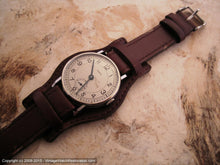 Load image into Gallery viewer, Bold Dial Pharos 'Wehrmachtswerk Movement' with Military Style Strap (OC1), Manual, V.Large 35mm